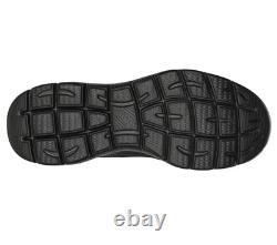Chaussure sneaker à enfiler Skechers pour homme Summits High Range en noir/noir, 5,5-14
