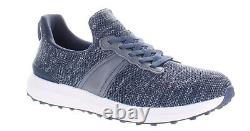 Chaussures de golf bleues Johnnie-O pour hommes de la gamme Knit Range, taille 8 (7230372)
