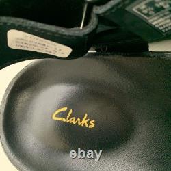 Chaussures pour homme Clarks Sunder Range en nubuck noir, pointure UK 9,5, neuves avec boîte