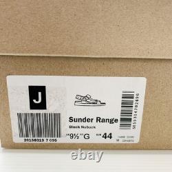 Chaussures pour homme Clarks Sunder Range en nubuck noir, pointure UK 9,5, neuves avec boîte