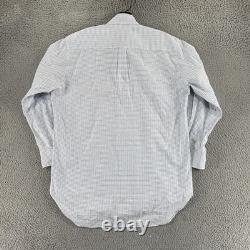 Chemise Loro Piana Homme Taille M Boutonnée en Coton à Carreaux à Manches Longues Italie