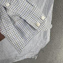 Chemise Loro Piana Homme Taille M Boutonnée en Coton à Carreaux à Manches Longues Italie