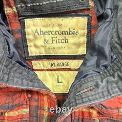 Chemise Veste Vintage Ambercrombie & Fitch Large Jay Range Plaid Années 80 90