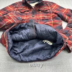 Chemise Veste Vintage Ambercrombie & Fitch Large Jay Range Plaid Années 80 90