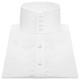 Chemise Blanche Formelle Pour Homme &agrave; Col Montant Chinois Mandarin Type Grand-p&egrave;re Pour Bureau