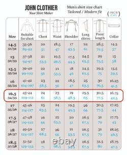 Chemise en coton blanc pour hommes, mariage, col boutonné ouvert haut, taille 16,5