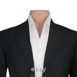 Chemise en coton blanc pour hommes, mariage, col boutonné ouvert haut, taille 16,5