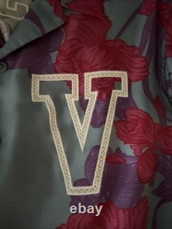 Chemise en soie florale Versace