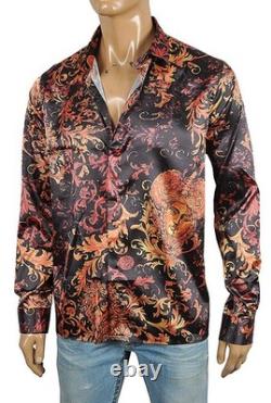 Chemise habillée pour homme Versace Méduse, à manches longues, taille XL