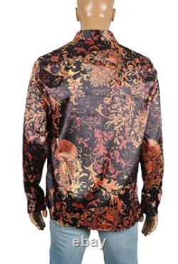 Chemise habillée pour homme Versace Méduse, à manches longues, taille XL