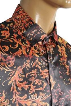 Chemise habillée pour homme Versace Méduse, à manches longues, taille XL