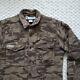 Columbia Gallatin Range Camouflage Camo Button Up Wool Hunting Veste Xl