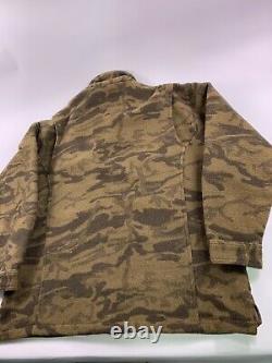 Columbia Gallatin Range Wool Brown Camo Shirt Button Up Hunt Jacket 2xl Mens Vtg