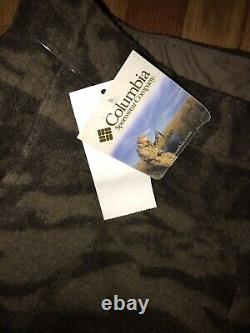 Columbia Gallatine Range Wool Camo Hunting Pantes Taille 40 New With Tags