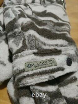 Columbia Wool Cargo Pants Homme 36 X 36 Camo Gallatin Range Monarch Pass Hunting