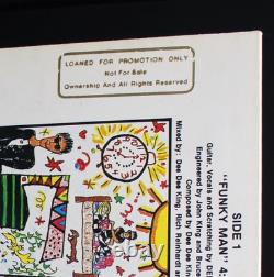 DEE DEE KING (RAMONES) 12 FUNKY MANPROMO PAL 7159 DJMINT Vinyle (1987) NM
