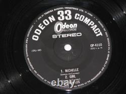 Disque Vinyle Compact 33 RPM Stéréo des Beatles sur le Label Odeon