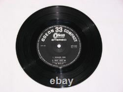 Disque Vinyle Compact 33 RPM Stéréo des Beatles sur le Label Odeon