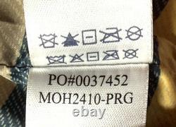 Doudoune sans manches Faherty Range pour homme en nylon / cuir, coloris Pine Cone, taille L, neuve avec étiquette, 448 $