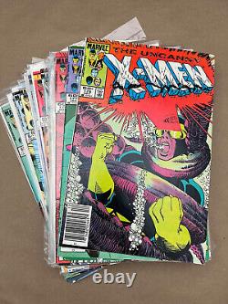 Ensemble de lot de numéros GIANT Uncanny X-Men 360 - Plage #144-600, Claremont Byrne KEYS