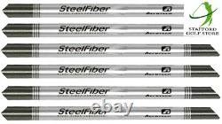 Ensemble de shafts de golf en acier Aerotech SteelFiber i55/i70/i80/i95/i110CW. Pointe conique 355