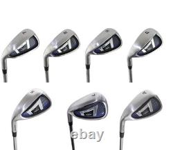 Ensemble de wedges Agxgolf pour hommes Rh Magnum Xs à semelle large 7-PW, wedge Gap, Sand et Lob