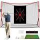 Filet De Golf 10 X 7 Pieds Pour L'entra&icirc;nement Au Swing Dans Le Jardin, Filets De Pratique De Frappe De Golf Pour Vraies Balles De Driving