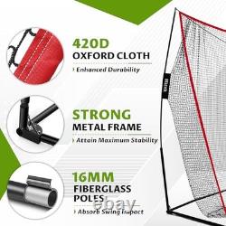 Filet de golf 10 x 7 pieds pour l'entraînement au swing dans le jardin, filets de pratique de frappe de golf pour vraies balles de driving