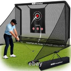 Filet de golf Haokelball pour frapper de vraies balles, pratique du chip en intérieur