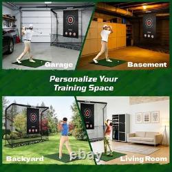 Filet de golf pour frapper des balles réelles, entraînement au putting en intérieur