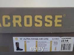 Gamme Alpha Lacrosse pour hommes Air Circ 14 en néoprène brun imperméable - Taille 14 Moyen