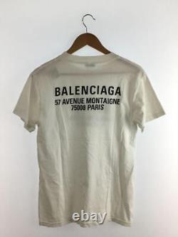 Gamme BALENCIAGA Logo XS en coton blanc 518232 Fuzzy