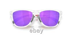 Gamme Oakley Frogskins XL Prizm Violet Mat Transparent OO9503-0558