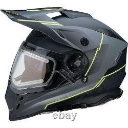 Gamme Z1r Cold Weather Helmet Bladestorm Gray/black/hi-viz Yellow Xs
