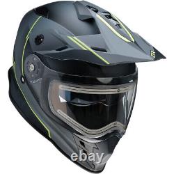 Gamme Z1r Cold Weather Helmet Bladestorm Gray/black/hi-viz Yellow Xs