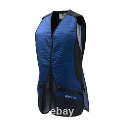 Gilet de chasse ambidextre Beretta Homme Silver Pigeon Evo, Bleu, X-Large