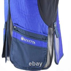 Gilet de chasse ambidextre Beretta Homme Silver Pigeon Evo, Bleu, X-Large
