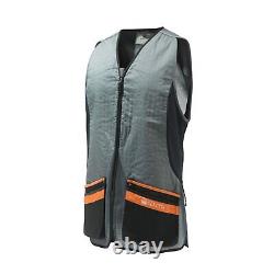 Gilet de chasse ambidextre Beretta Homme Silver Pigeon Evo, Gris, Grand