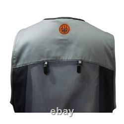 Gilet de chasse ambidextre Beretta Homme Silver Pigeon Evo, Gris, Grand