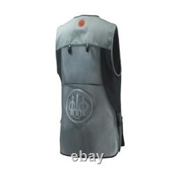 Gilet de chasse ambidextre Beretta Silver Pigeon Evo pour homme, gris, taille moyenne
