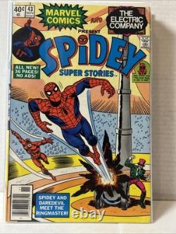 Gros lot de 21 bandes dessinées Spidey Super Stories entre le n° 6-56 Tous âges Époque de bronze