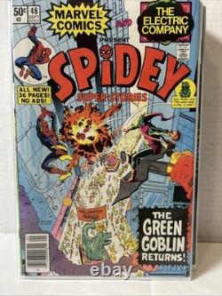 Gros lot de 21 bandes dessinées Spidey Super Stories entre le n° 6-56 Tous âges Époque de bronze