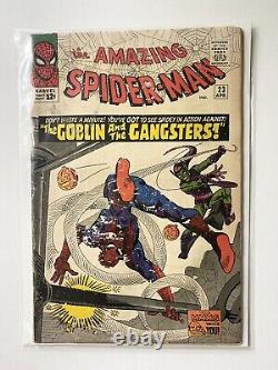 INCROYABLE SPIDER-MAN #23 Marvel 1966 3ème Apparition de Green Goblin ! GD/VG Ranges