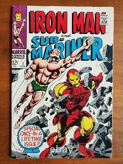 Iron Man Et Sous-mariner #1 (1968). Gamme Vg/f. Âge Silver À Une Prise De Vue