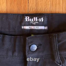 Jean de moto skinny noir Bull-it homme 32 Long Zero gamme tactique avec protection