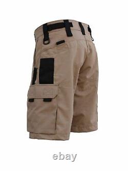 Kitanica Homme Gamme Short Nylon Coton Relaxed Fit Tactical Short Avec 8 Poches