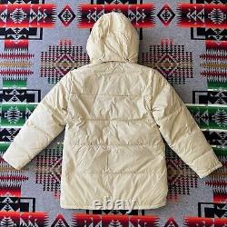 La veste Brooks Range Parka de The North Face pour hommes, taille moyenne, couleur beige gravier, neuf avec étiquette (NWT) D3