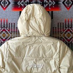 La veste Brooks Range Parka de The North Face pour hommes, taille moyenne, couleur beige gravier, neuf avec étiquette (NWT) D3