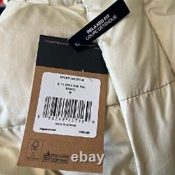 La veste Brooks Range Parka de The North Face pour hommes, taille moyenne, couleur beige gravier, neuf avec étiquette (NWT) D3