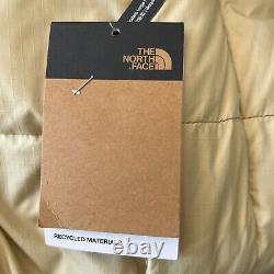 La veste Brooks Range Parka de The North Face pour hommes, taille moyenne, couleur beige gravier, neuf avec étiquette (NWT) D3